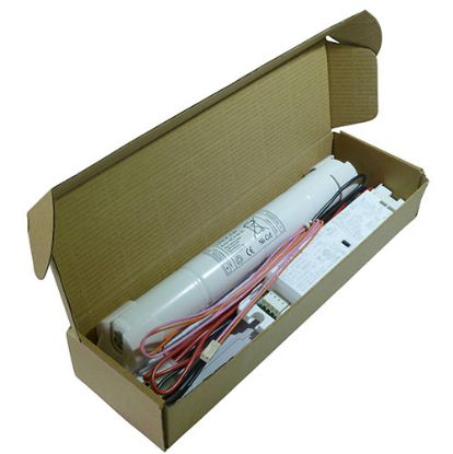 89800699  EM converterLED BASIC 203 NiCd 50V KIT, Emergency Lighting Gears For LED, For LED modules with a forward voltage of 10 – 54V, Non maintained operation, 3hr rated duration, Deep discharge protection, Short-circuit-proof battery connection, Polarity re
